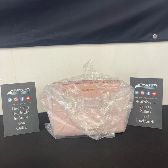 Michael Kors Selma Saffiano Leather Satchel Bag - Picture 4 of 5